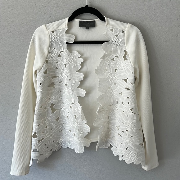 [Anthropologie] Deluna Floral Cutout Cardigan - Picture 3 of 5